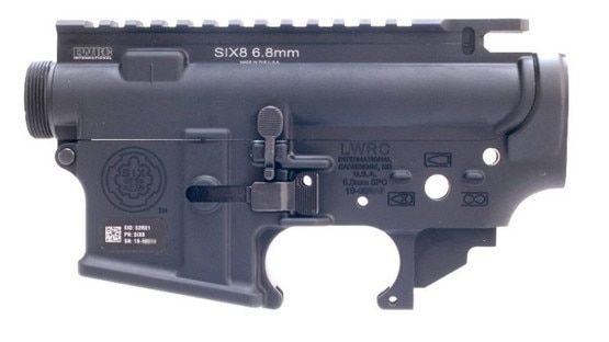 LWRC SIX8 6.8mm SPC AR-15 Receiver Set - Black